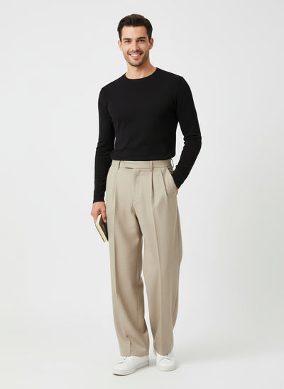 ELÍAS | PANTALÓN ANCHO | ESTILO MODERNO Y ESTRUCTURADO