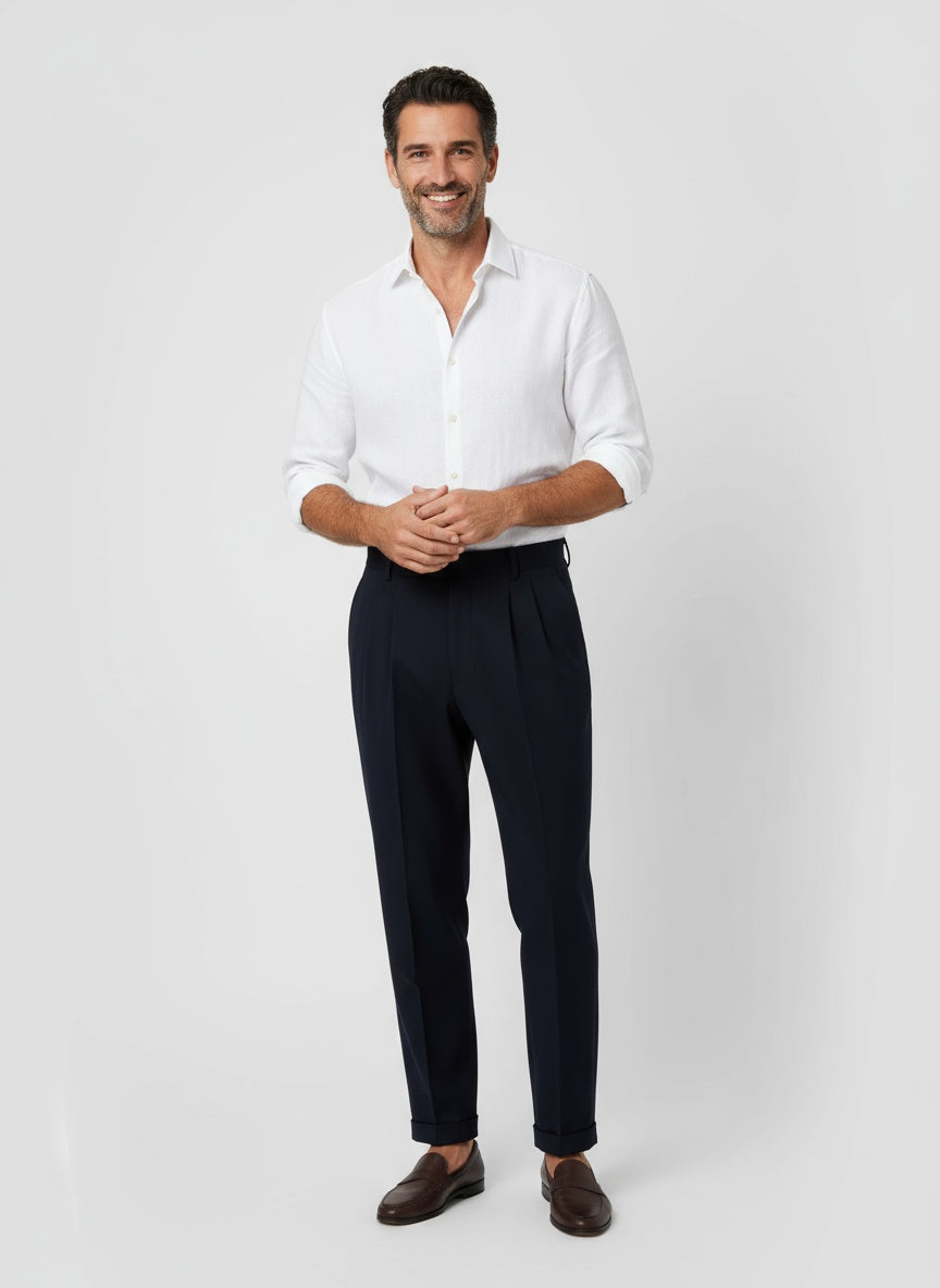 SEBASTIÁN | PANTALÓN ELEGANTE | PINZAS Y CORTE MODERNO