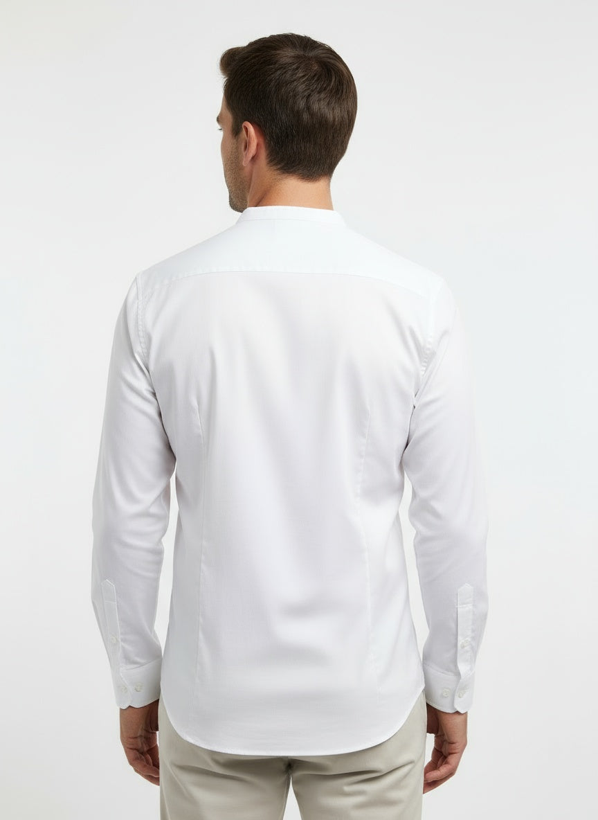 DORADO | CAMISETA HENLEY LARGA | ESTILO CASUAL-ELEGANTE