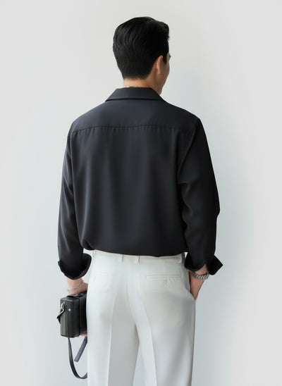 OLIVER | CAMISA CUELLO ABIERTO | LOOK MODERNO Y FRESCO