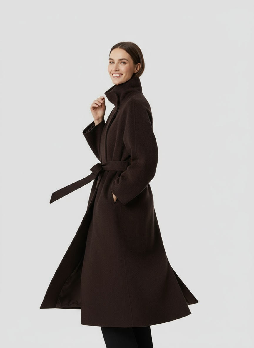 ALMIRA | ABRIGO LARGO – ELEGANCIA ESCULPIDA Y CALIDEZ SOFISTICADA