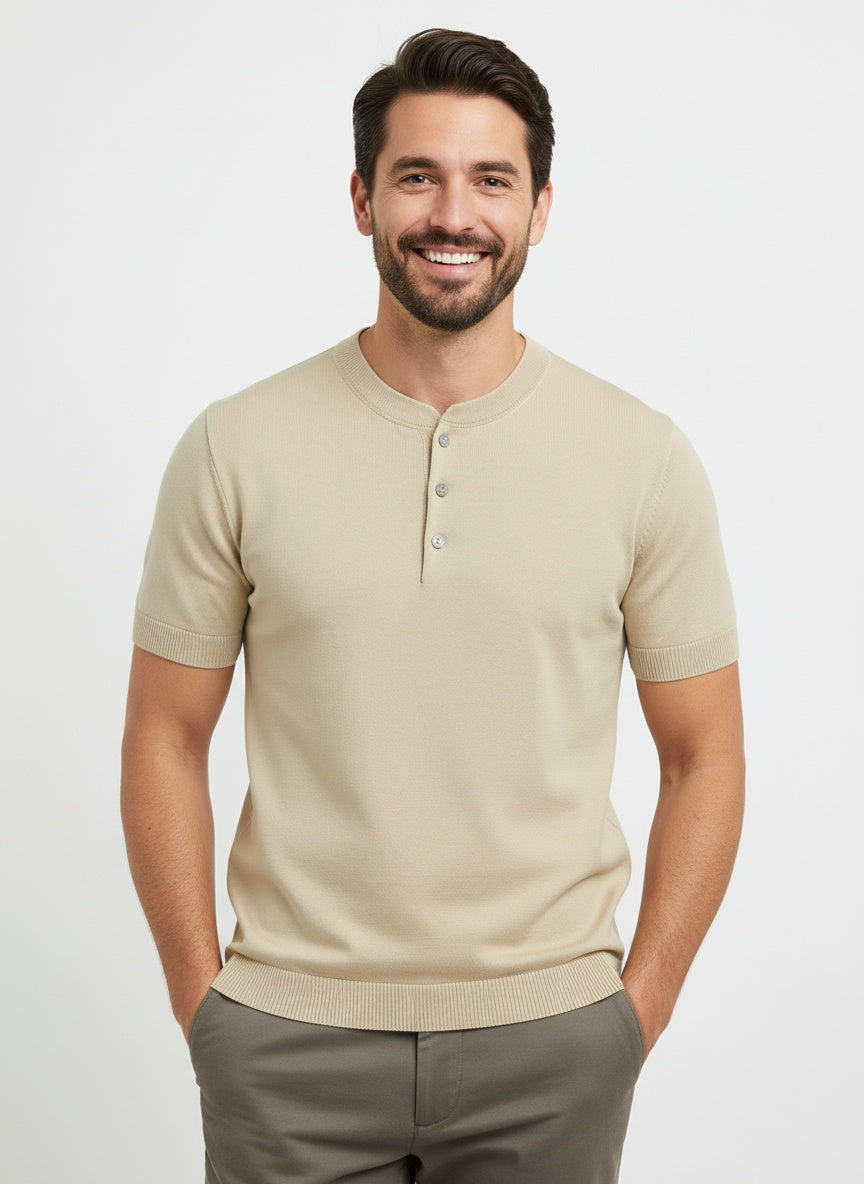 ENZO | HENLEY DE PUNTO | CONFORT Y ELEGANCIA