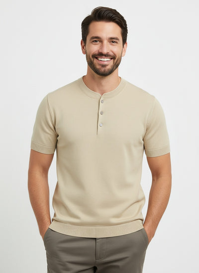 ENZO | HENLEY DE PUNTO | CONFORT Y ELEGANCIA