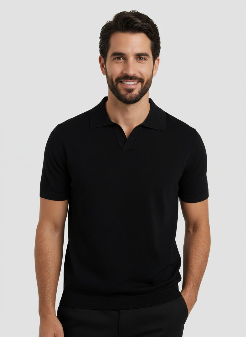 MATEO | POLO HOMBRE ABIERTO | LOOK CASUAL Y REFINADO