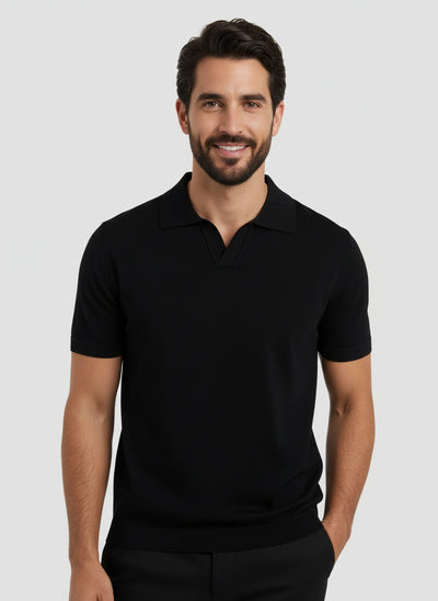 MATEO | POLO HOMBRE ABIERTO | LOOK CASUAL Y REFINADO