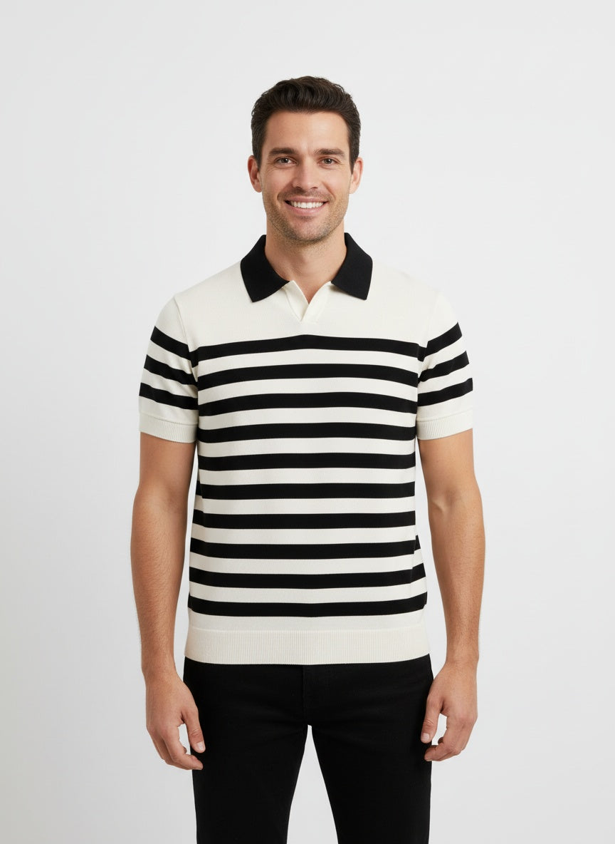 HERRERA | POLO DE PUNTO | ELEGANCIA COTIDIANA