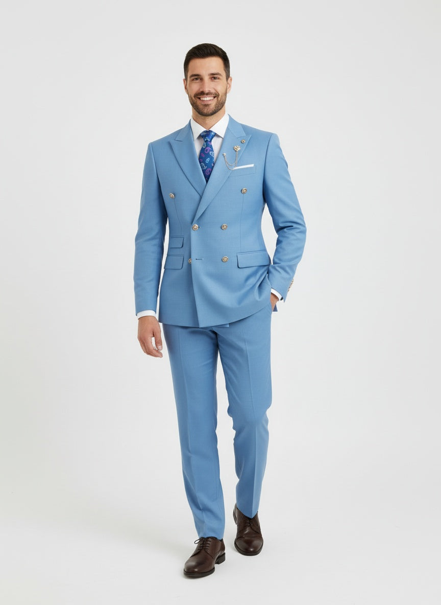 OIER | TRAJE DE HOMBRE | DOBLE BOTONADURA Y DISTINCIÓN