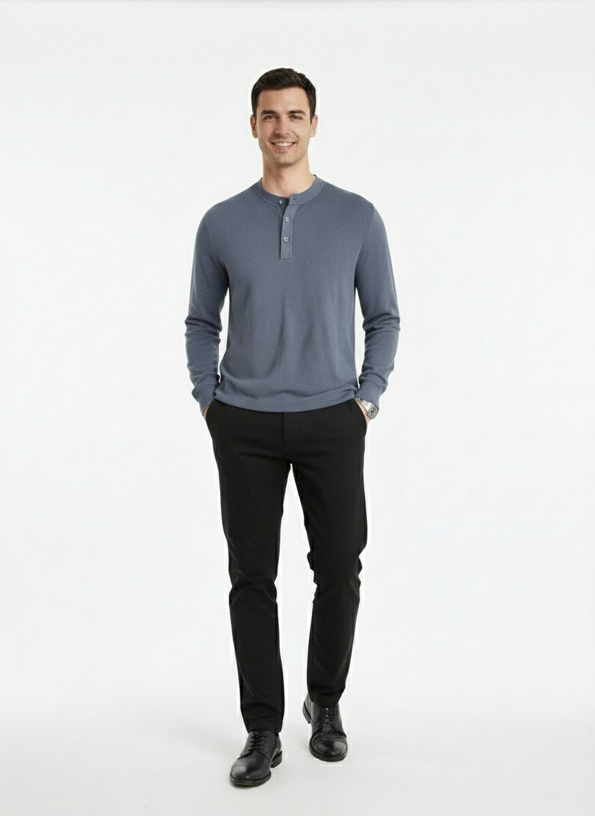 ERMIDA | HENLEY DE PUNTO | DISEÑO CLÁSICO Y CÓMODO