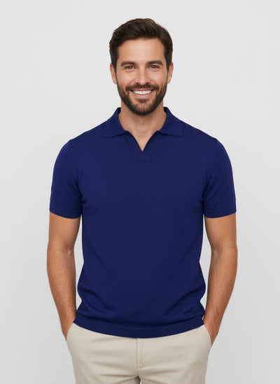 MATEO | POLO HOMBRE ABIERTO | LOOK CASUAL Y REFINADO