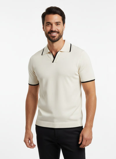 EDUARDO | POLO RETRO HOMBRE | RIBETES CONTRASTADOS