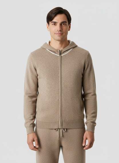 LÁZARO | CONJUNTO DE HOMBRE | SUDADERA Y PANTALÓN DE CACHEMIRA
