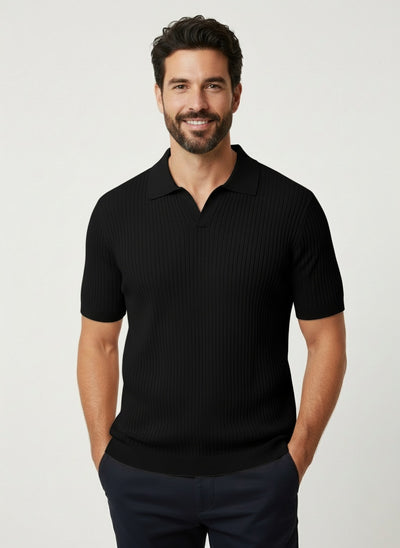 BRUNO | POLO ACANALADO HOMBRE | TOQUE LIGERO Y ATEMPORAL