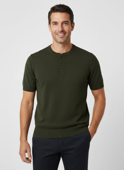 ENZO | HENLEY DE PUNTO | CONFORT Y ELEGANCIA