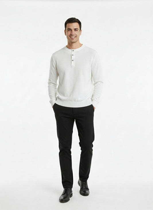 ERMIDA | HENLEY DE PUNTO | DISEÑO CLÁSICO Y CÓMODO