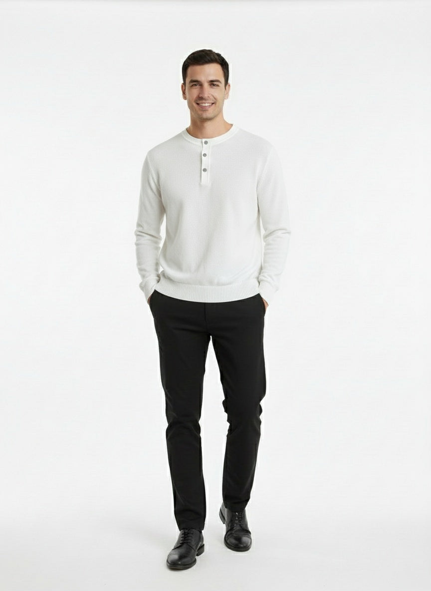 ERMIDA | HENLEY DE PUNTO | DISEÑO CLÁSICO Y CÓMODO