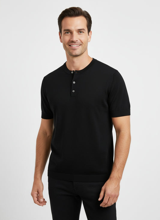 ENZO | HENLEY DE PUNTO | CONFORT Y ELEGANCIA