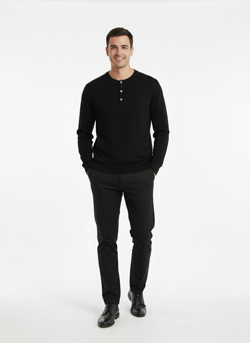 ERMIDA | HENLEY DE PUNTO | DISEÑO CLÁSICO Y CÓMODO