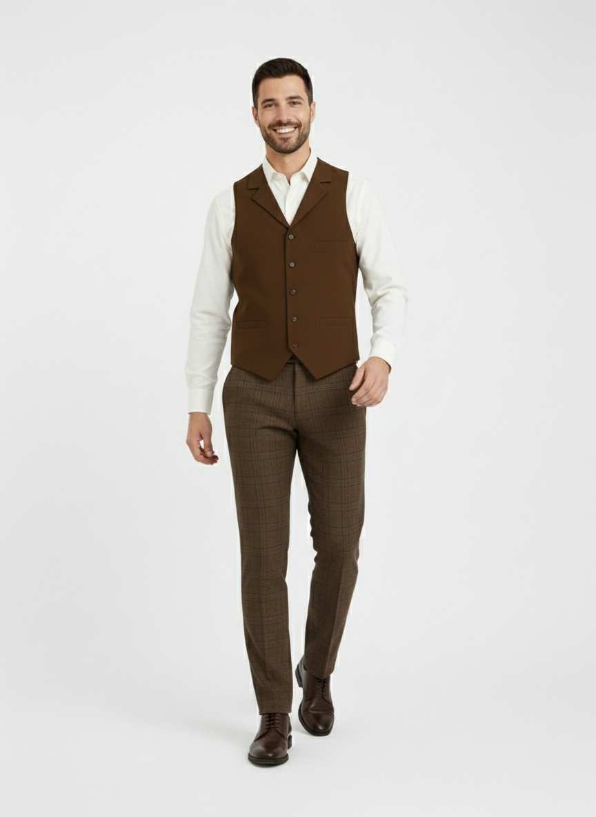 AURELIO | CHALECO DE SASTRERÍA | CORTE ELEGANTE Y VERSÁTIL