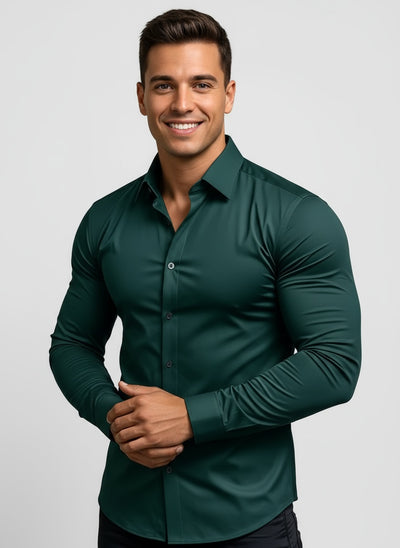 THIAGO | CAMISA ELÁSTICA | ELEGANCIA CONTEMPORÁNEA