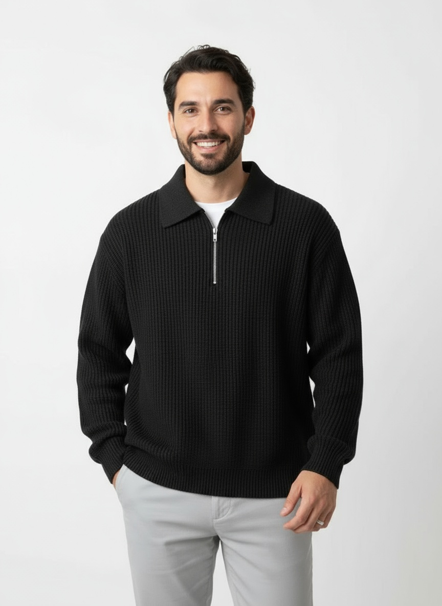 NAVARRO | JERSEY DE CREMALLERA | ESTILO SUTIL