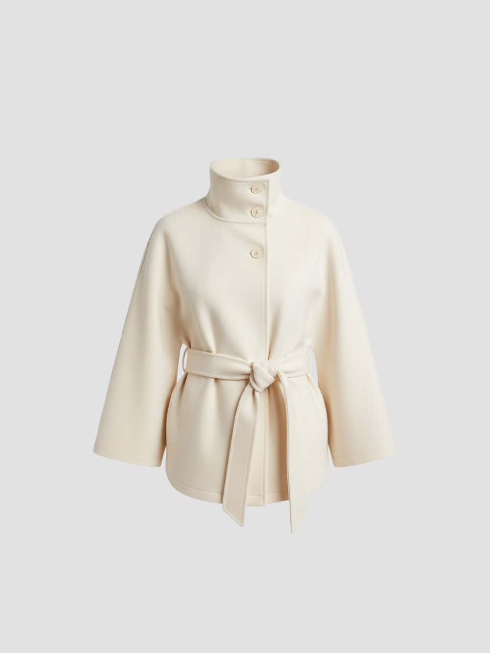 ISALÈNE | ABRIGO DE CUELLO ALTO – SOFISTICACIÓN URBANA Y ESTILO ATEMPORAL