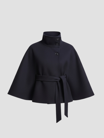 ISALÈNE | ABRIGO DE CUELLO ALTO – SOFISTICACIÓN URBANA Y ESTILO ATEMPORAL