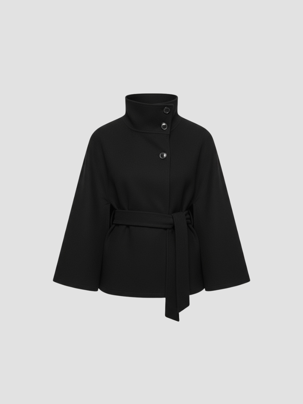 ISALÈNE | ABRIGO DE CUELLO ALTO – SOFISTICACIÓN URBANA Y ESTILO ATEMPORAL