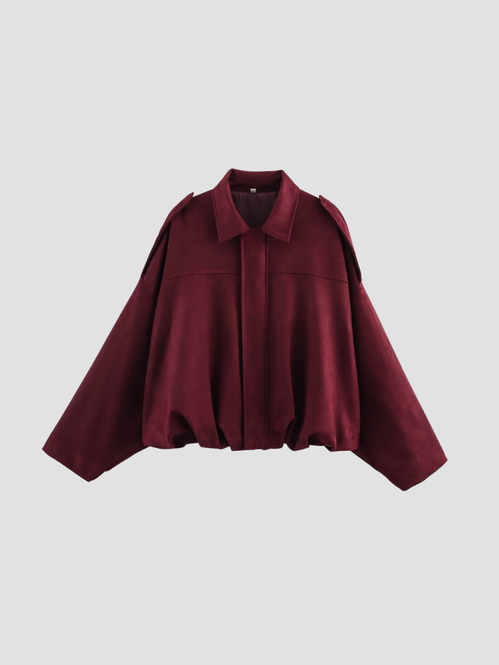 MAELIA | CHAQUETA OVERSIZE DE ANTE PARA MUJER – ELEGANCIA CONTEMPORÁNEA Y SILUETA RELAJADA