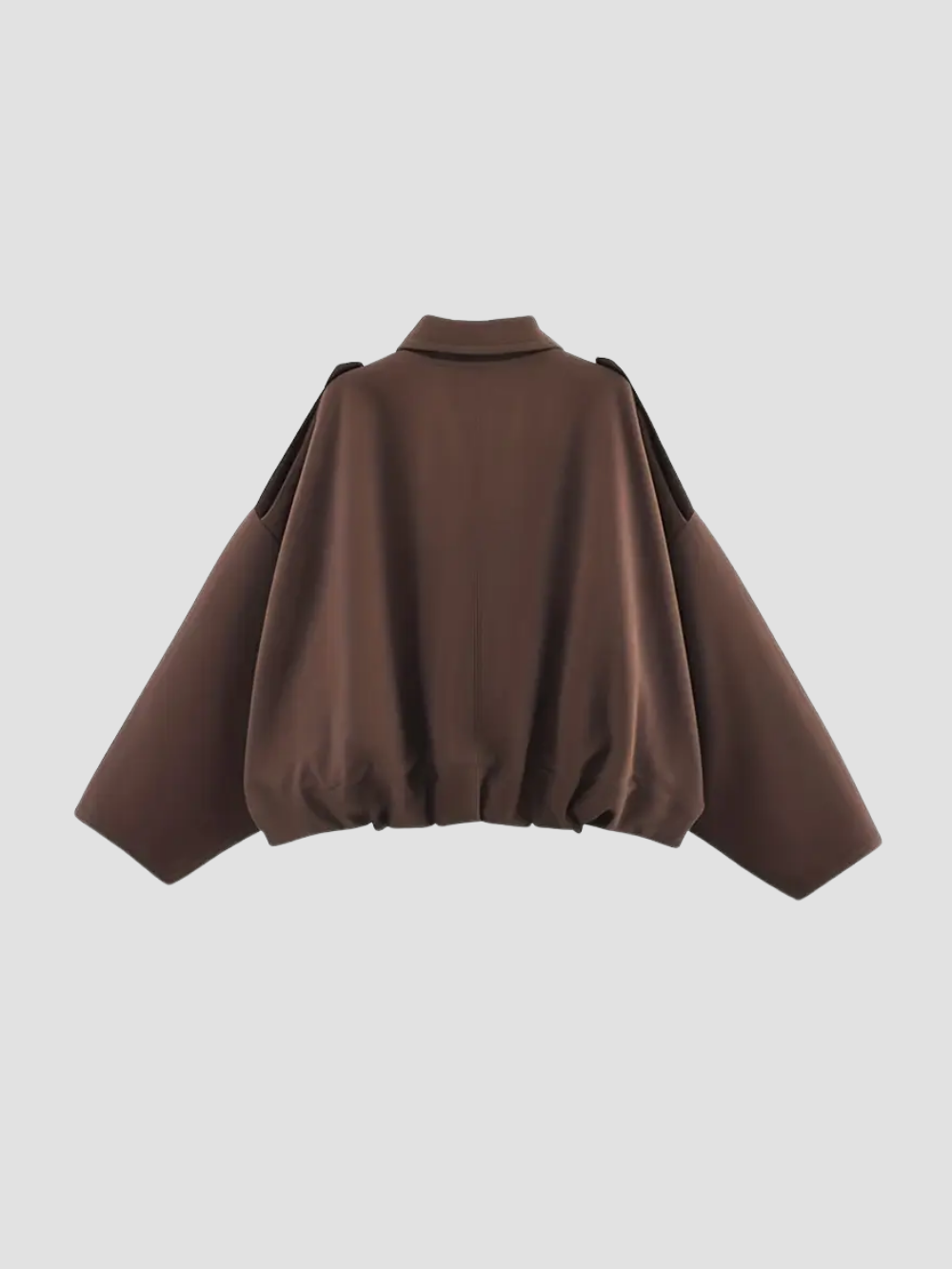 MAELIA | CHAQUETA OVERSIZE DE ANTE PARA MUJER – ELEGANCIA CONTEMPORÁNEA Y SILUETA RELAJADA