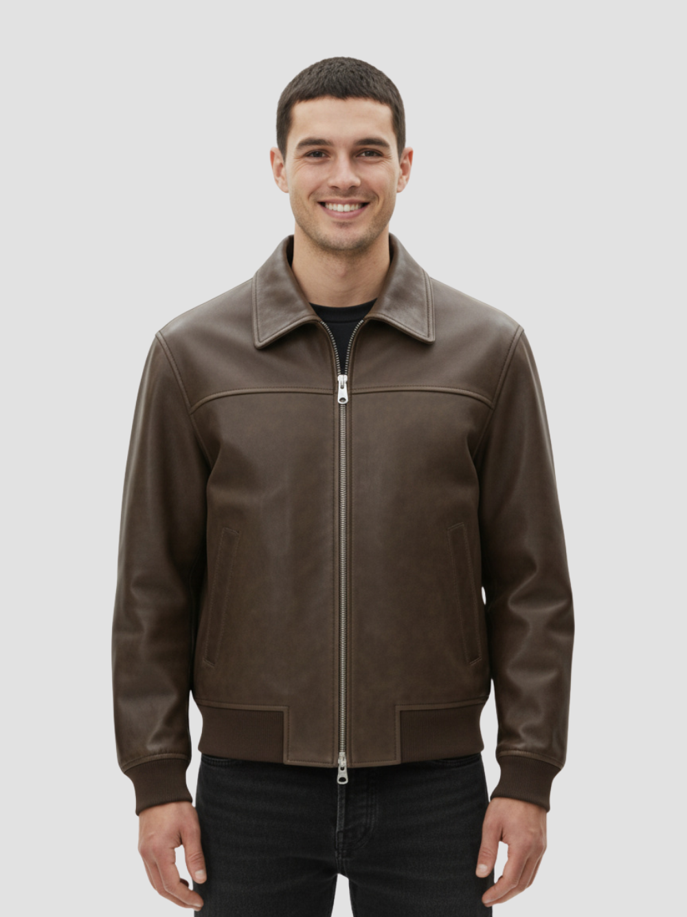 CABRERA | CAZADORA DE PIEL | LOOK CLÁSICO Y MODERNO