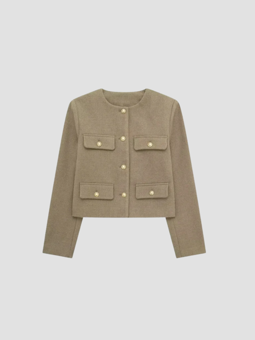 PALOMA | BLAZER DE MUJER | CORTO CON BOTONES DORADOS