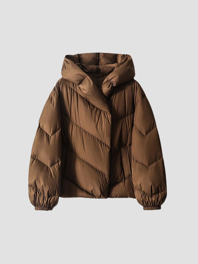 SELVYA | ABRIGO ACOLCHADO CORTO PARA MUJER – CALIDEZ CONTEMPORÁNEA Y DISEÑO FEMENINO