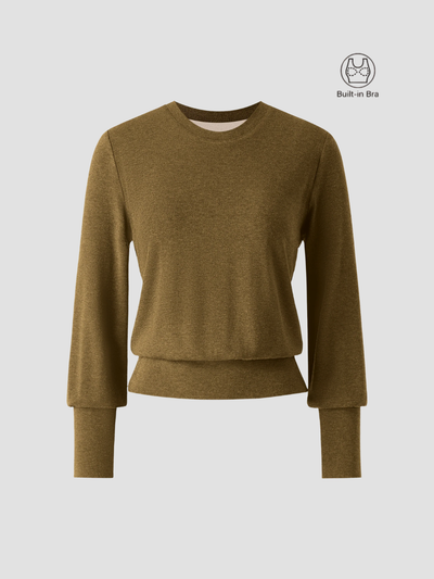 DACIO | TOP DE PUNTO ELÁSTICO CON SOPORTE – LÍNEAS LIMPIAS Y FACILIDAD COTIDIANA