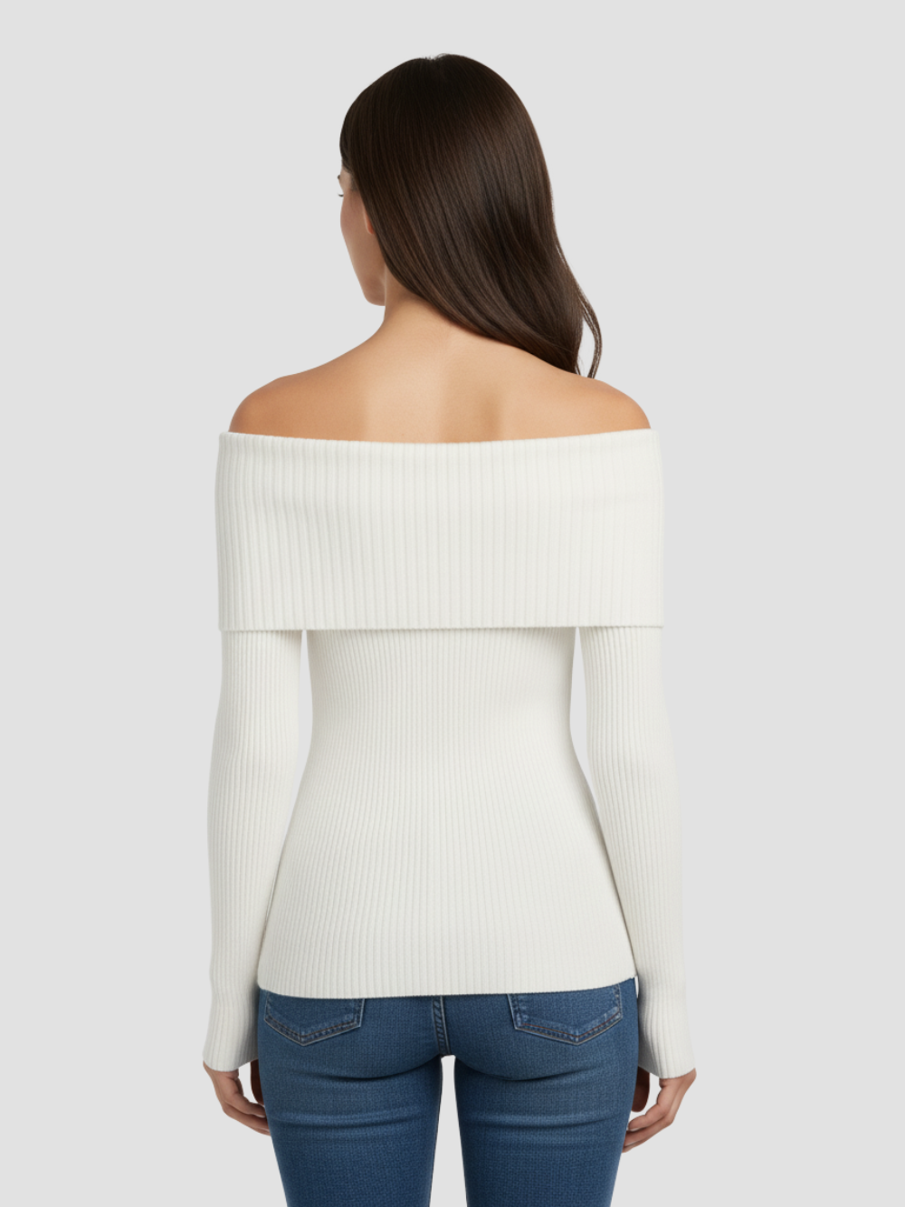 ISANDRA | JERSEY ASIMÉTRICO DE MUJER – FEMINIDAD SUTIL Y ESTILO CONTEMPORÁNEO