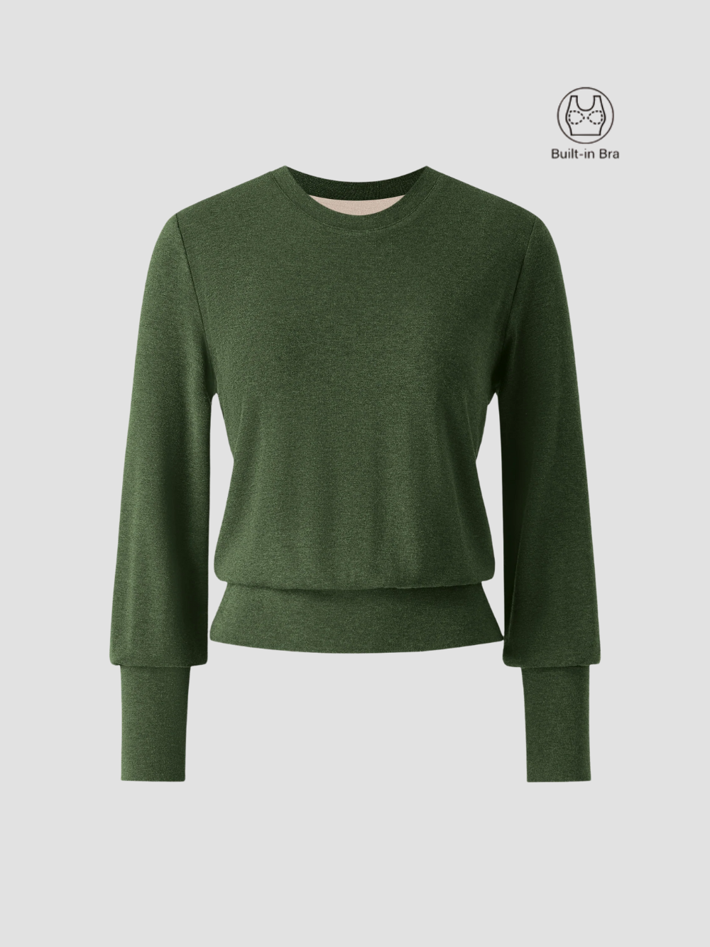 DACIO | TOP DE PUNTO ELÁSTICO CON SOPORTE – LÍNEAS LIMPIAS Y FACILIDAD COTIDIANA