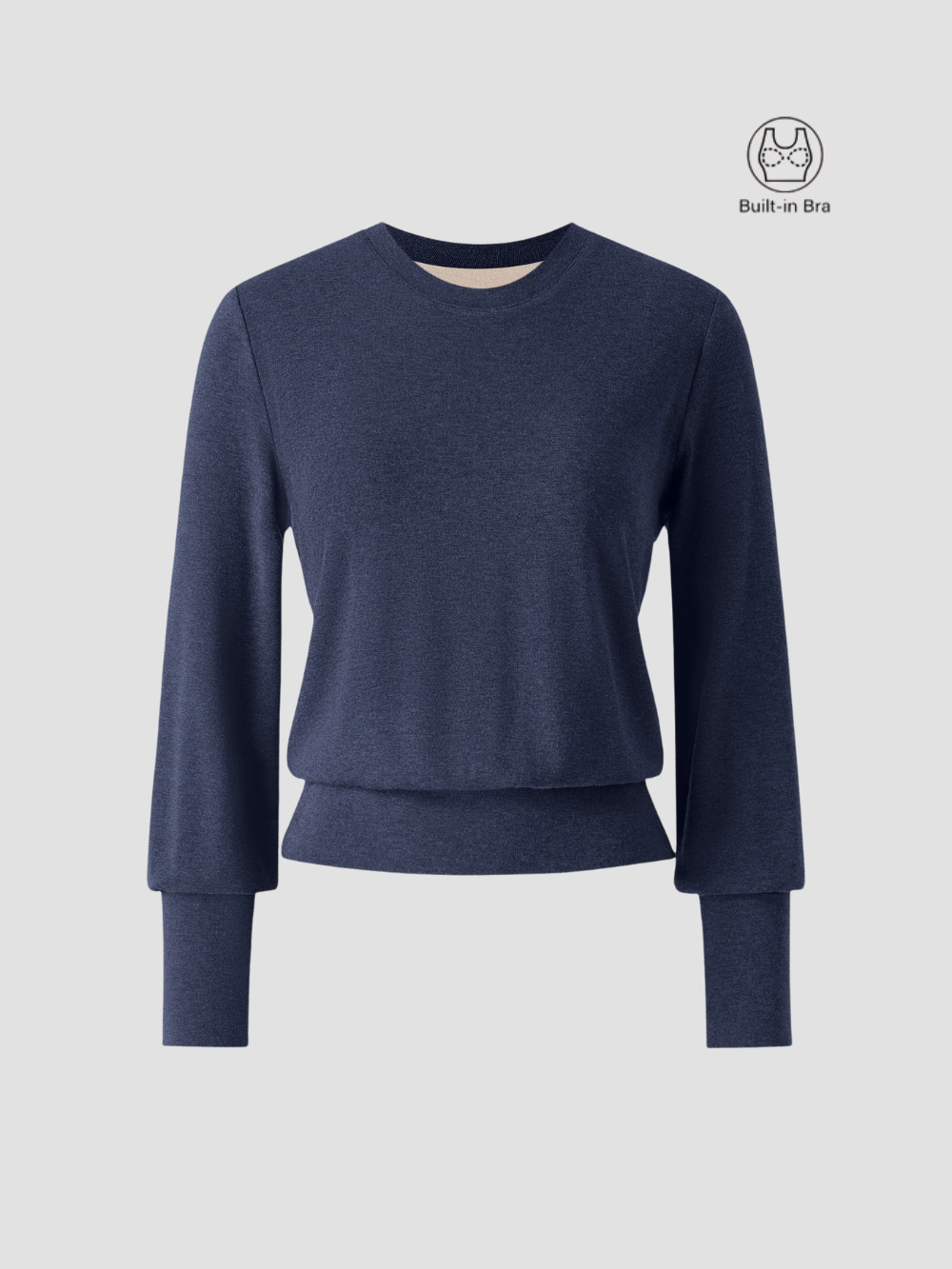 DACIO | TOP DE PUNTO ELÁSTICO CON SOPORTE – LÍNEAS LIMPIAS Y FACILIDAD COTIDIANA