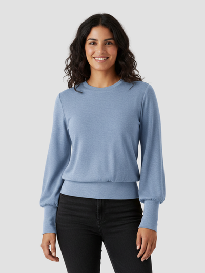 DACIO | TOP DE PUNTO ELÁSTICO CON SOPORTE – LÍNEAS LIMPIAS Y FACILIDAD COTIDIANA