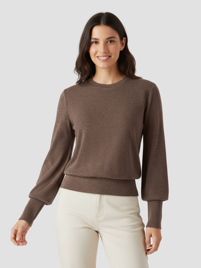 DACIO | TOP DE PUNTO ELÁSTICO CON SOPORTE – LÍNEAS LIMPIAS Y FACILIDAD COTIDIANA