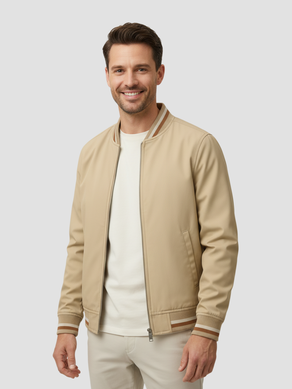 LAZARÓN | CAZADORA BOMBER PARA HOMBRE – ESTILO DEPORTIVO Y VERSATILIDAD DIARIA