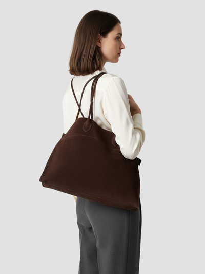 JIMENA | BOLSO DE TOTE | TEXTURA DE TERCIOPELO Y ELEGANCIA MODERNA