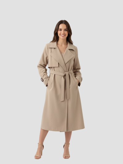 LUCÍA | TRENCH DE MUJER | CINTURÓN Y SOFISTICACIÓN ATEMPORAL
