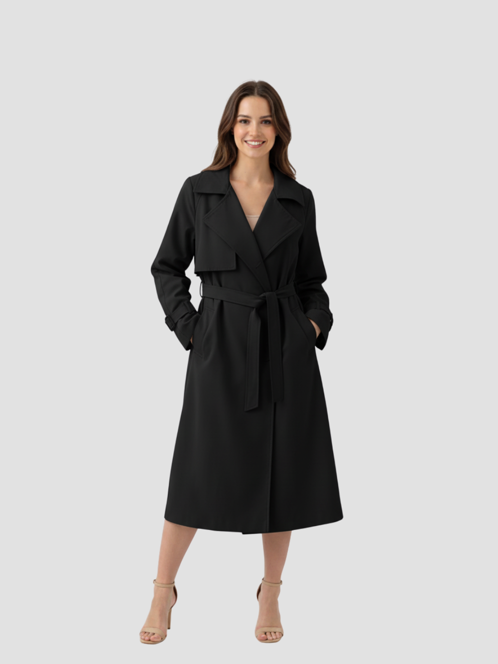 LUCÍA | TRENCH DE MUJER | CINTURÓN Y SOFISTICACIÓN ATEMPORAL