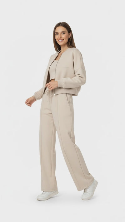 ZAHARA | CONJUNTO CASUAL CON CHAQUETA Y PANTALÓN – MINIMALISMO MODERNO Y ELEGANCIA SIN ESFUERZO